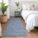 Premium Machine Washable Prisco Blue Rug
