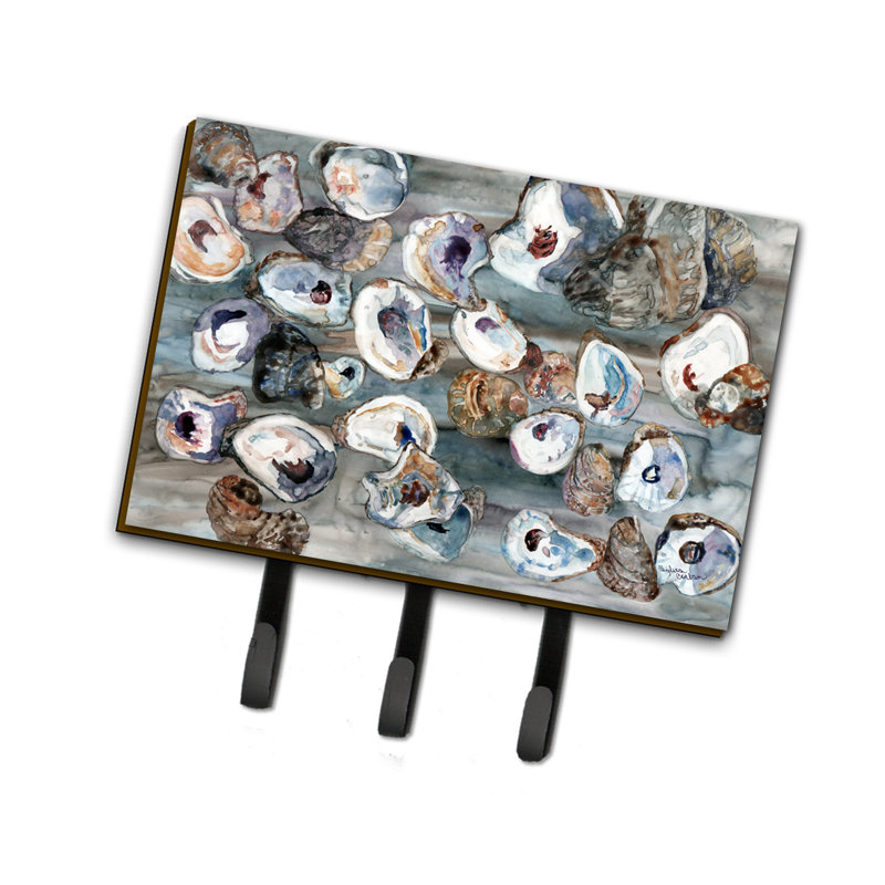 Metal Wall Organizer with Key Hooks