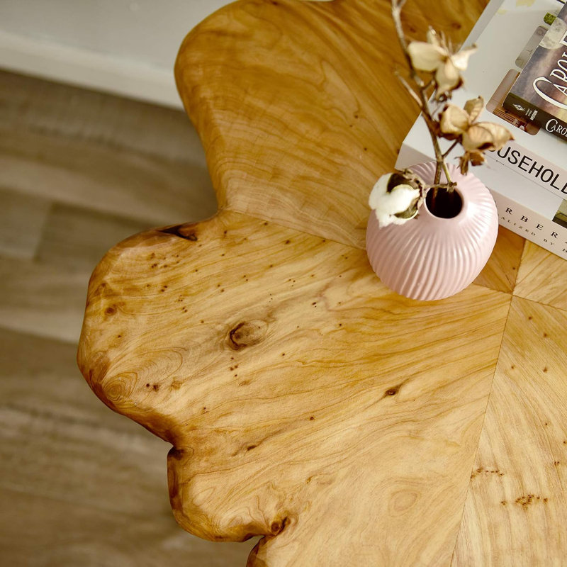 Arthurene Solid Wood Top Single Coffee Table