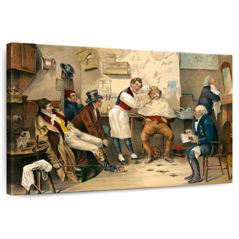 Shuttleworth Barbershop Shave 1885, 24" H x 36" W