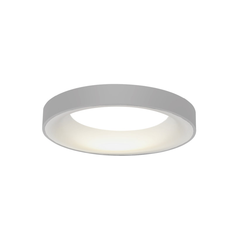 Sovana LED Flush Mount, Grey, 11cm H x 45cm W x 45cm D