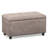 Cosmopolitan 34"W Upholstered Vegan Leather Transitional Rectangular Lift-Up Storage Ottoman Bench with Hidden Storage-1179772981
