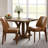 Faux Leather Dining Chairs, Modern Upholstered Chairs With Solid Wood Legs, Comfortable Mid-Back Seating For Kitchen Living Room, Easy Clean & Easy Assembly-112701187
