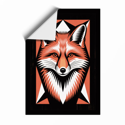 Fox Geometric - Framed Print