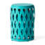 Tables d'appoint en fer Design - bleu sarcelle mat, accessoires de patio légers, 2 po sarcelle, accessoires pour patio, 2
