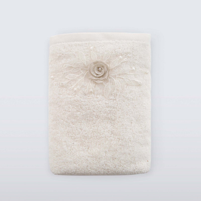 Débarbouillette 100% coton Montalvo, Écru