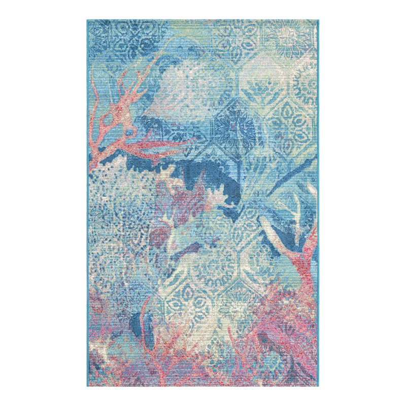 Multi_Unique Loom Edgartown Outdoor Modern Rug, Rectangle 7'1" x 10'