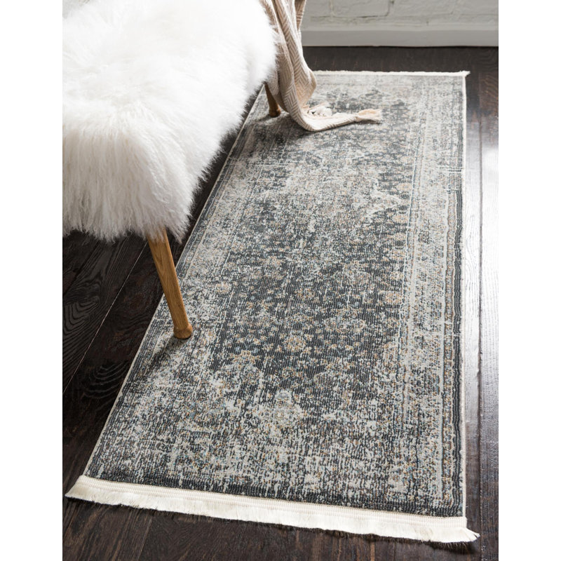 Abstract Indoor Rug, Runner 2'7" x 12'