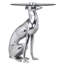 Glass Top Figurine End Table-19763772