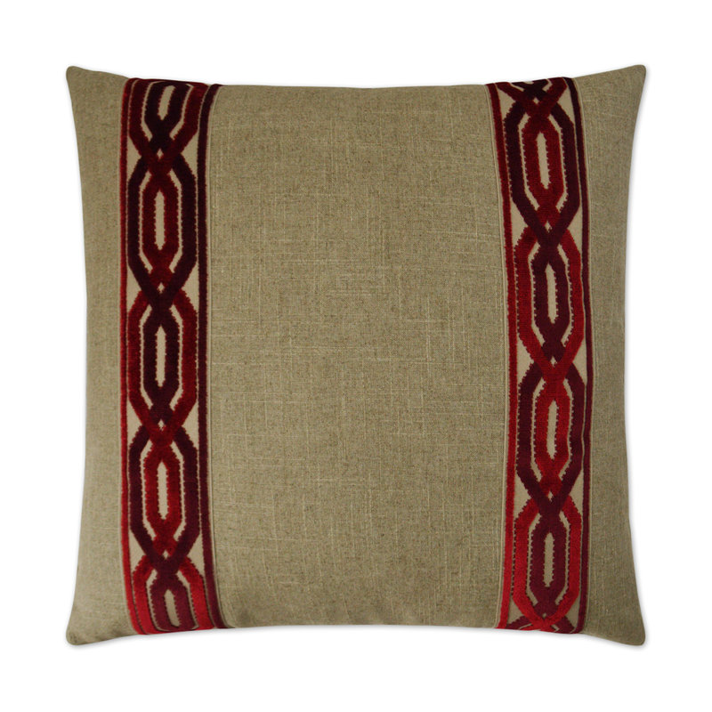Cannes Decorative Throw Pillow, Blue, Rectangle 14"H x 24"W