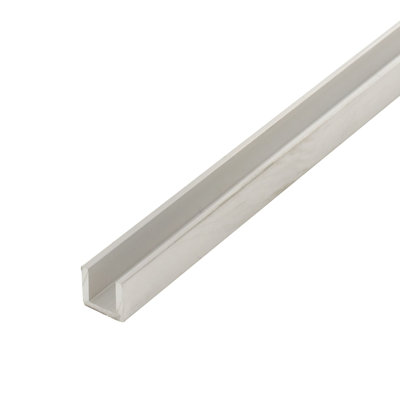 Outwater Alu782-M Base en U 3/8 po Base 1/16 po Aluminium U Channel C Longueur de 72 po (paquet de 18 pièces)