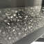 Table basse à motif de diamants broyés
