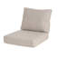  Ensemble de coussins de fauteuil club d'extérieur Noah avec rembourrage épais de 5 pouces, tissu hydrofuge, beige-1888752887