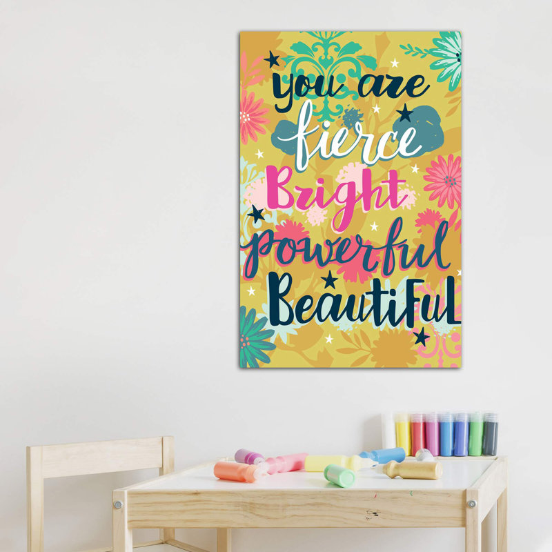 «Everyday Sassy Says IV» par Lisa White boutons - reproduction d'art textuel, Pas de tapis, H 40 po x l 26 po x P 1,5 po