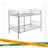 Twin Over Twin Metal Bunk Bed,Divided Into Two Beds-892532074