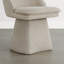 Chaise rembourrée pivotante en tissu Lomena-782831692