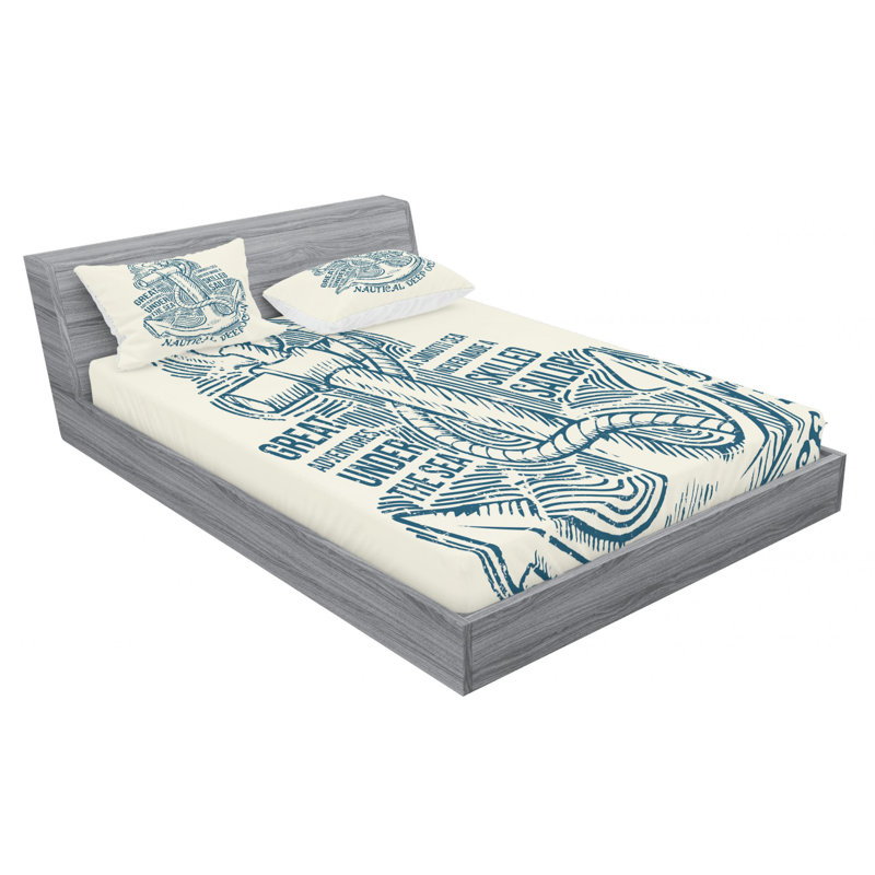 Microfiber Sheet Set, Full Sheet Set with Fitted Sheet