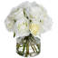Hand-Tied White Rose Bouquet