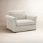 Fauteuil rembourré avec accoudoirs ronds de 49,5 po Joelle-91268045