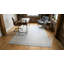 Tapis gris contemporain en laine noué à la main à motif abstrait Eclipse-36359790