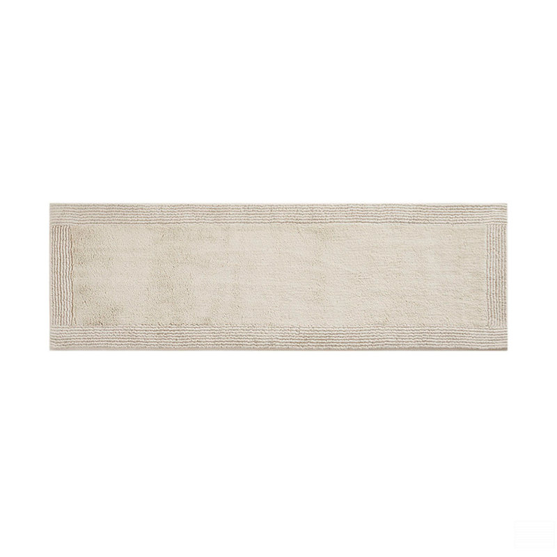 1 tapis de bain 100% coton touffeté réversible 3000 g / m², Simple - L 72 po x l 24 po