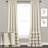 Allison Ruffle Semi Sheer Curtain Pair-503132565-483515447