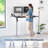 VIVO Single Motor Electric Desk with Push Button Memory Controller-129479303-129479310