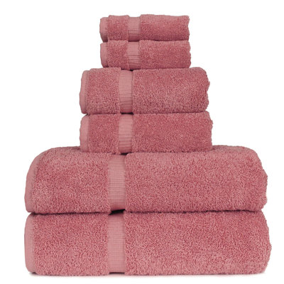 Ensemble de serviettes 6 pièces 100% coton