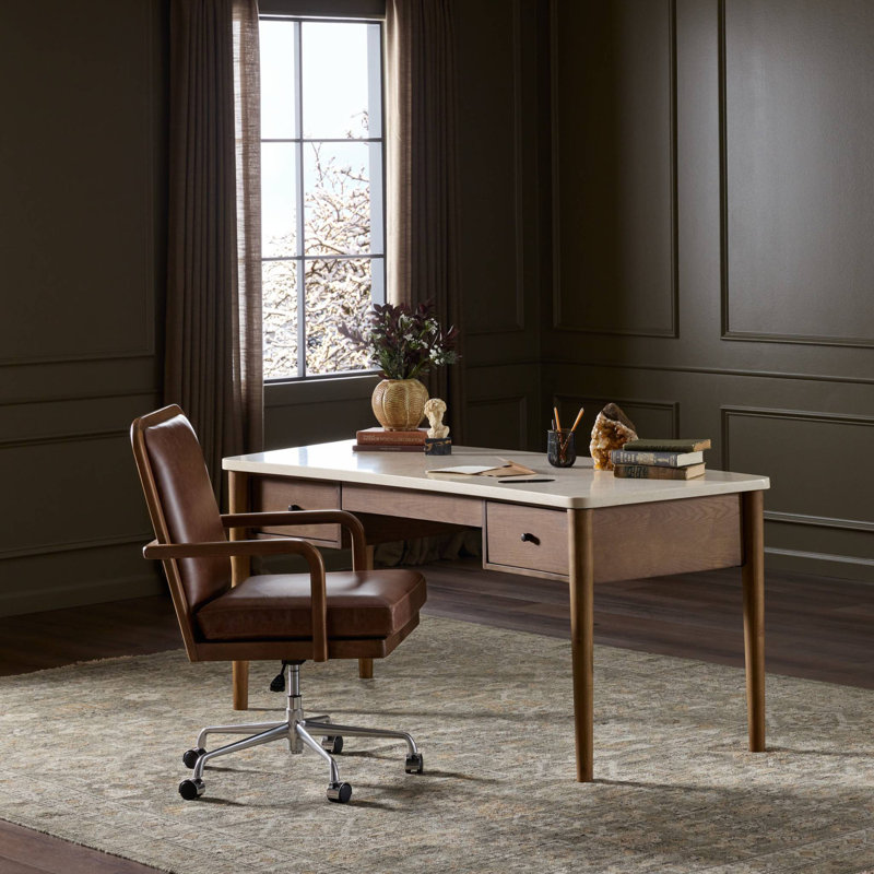 LORNA Marble Writing Desk
