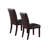 Leroux Upholstered Dining Chairs With Button Tufted