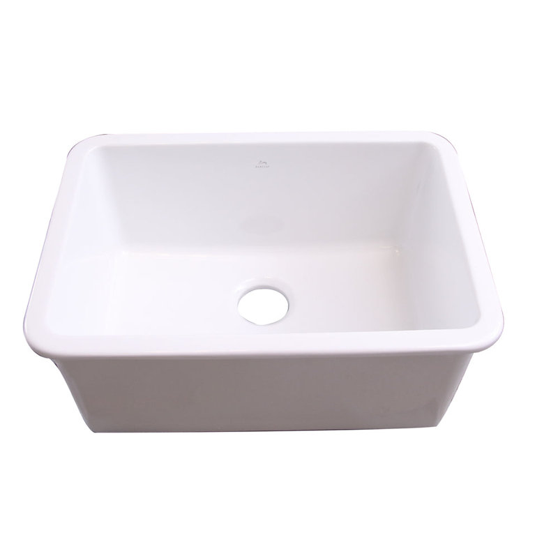 Orabella 26.5'' L Single Bowl Fireclay Kitchen Sink