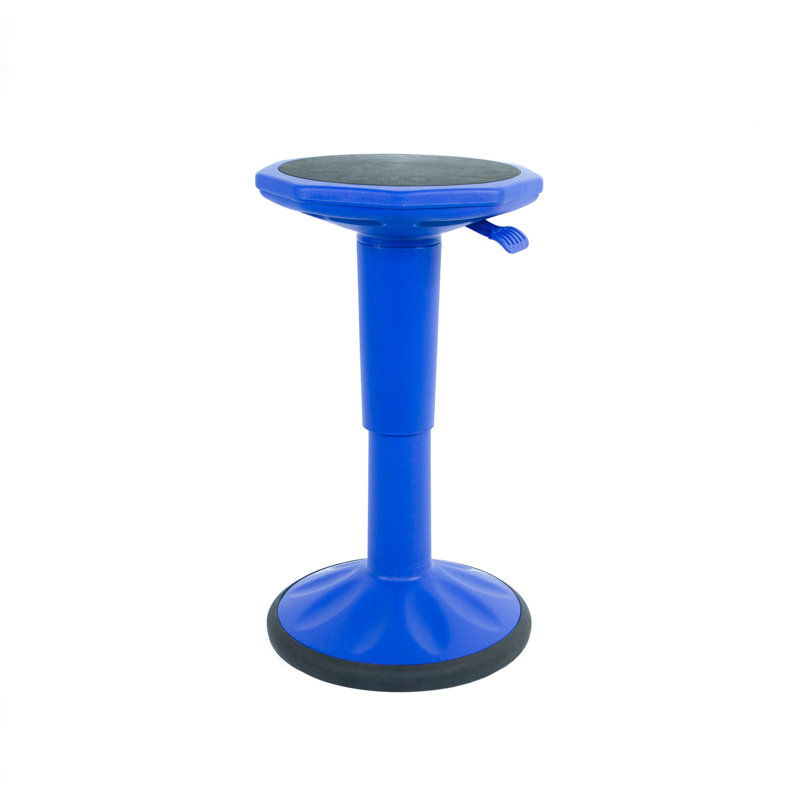 Adjustable Height Active Stool, Blue