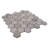 Textured Honeycomb Hexagon Wooden Marble Mosaic Tile-61195743