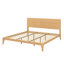 Lit plateforme en bois de bambou-1258200354