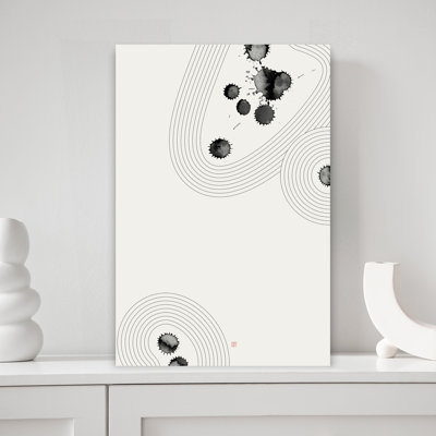 Contemporary Art Abstract Peaceful Serene Wall Art - Wrapped Canvas Print