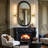 28.74" Dimmable Wall Sconce Acrylic Gold Finisk with Remote Control for Bathroom Mirror Mural-1385554815