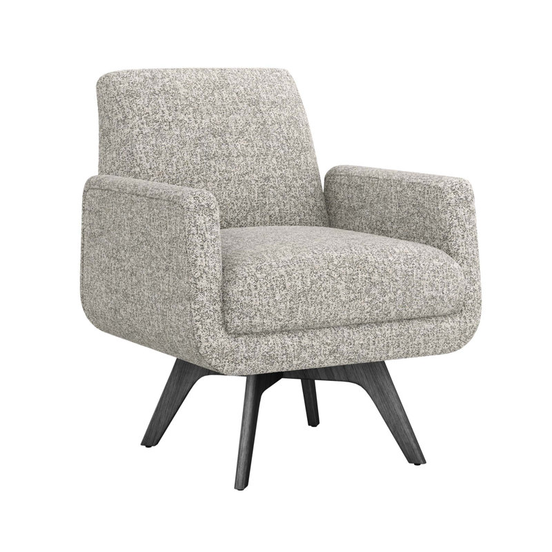 Landon Armchair, Dark Gray, Breeze Polyester Blend