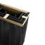 'Ndidi' Leather Fringe Wall Sconce w/ Solid Brass Accents-1807861972