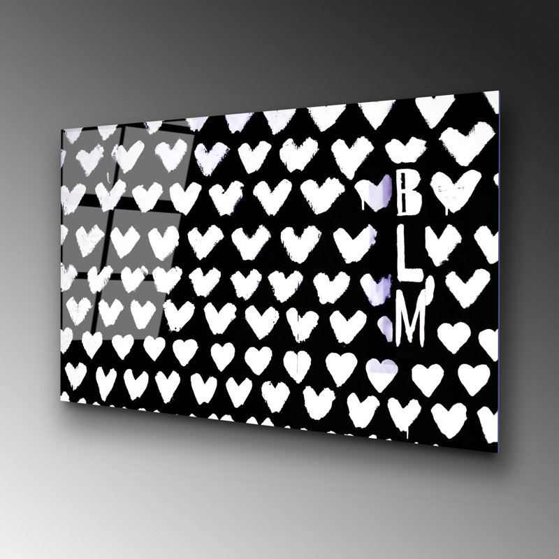 Superbe peinture murale en verre trempé 27,6 po x 39,4 po | 100% verre trempé, épaisseur: 0,16 pouce | Décoration élégante pour le salon ou le bureau, durable et facile à nettoyer, idée de cadeau parfaite
