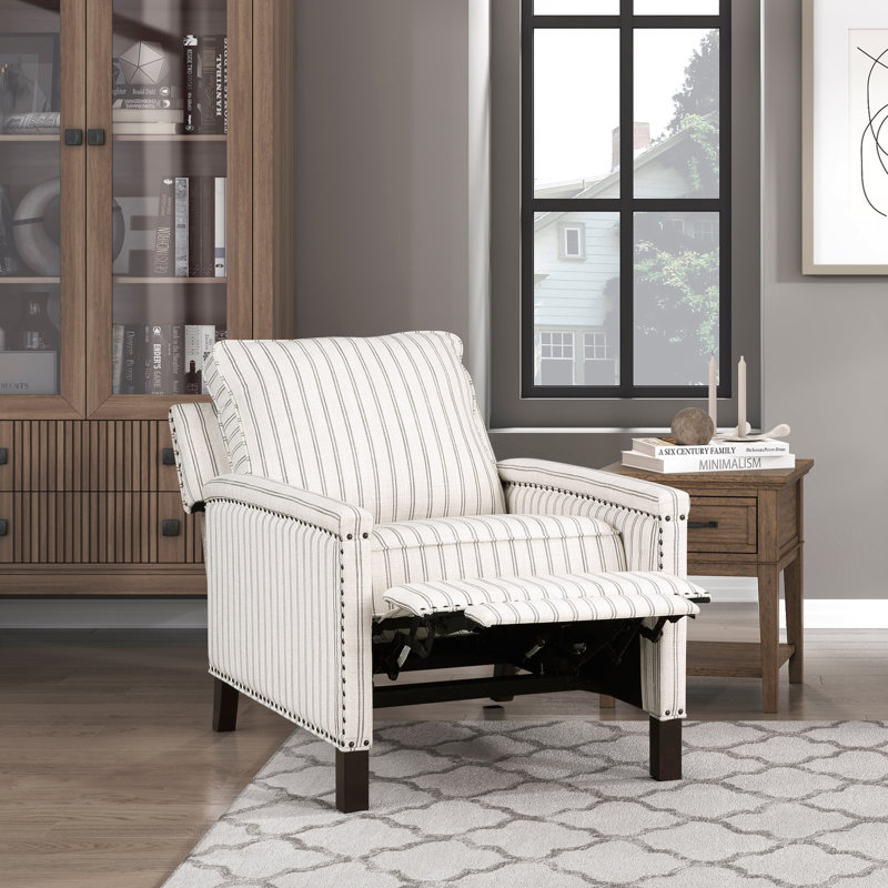 Traditional Living Room Furniture Push Back Reclining Chair 1Pc