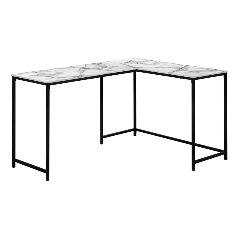 Bureau d'ordinateur, Blanc