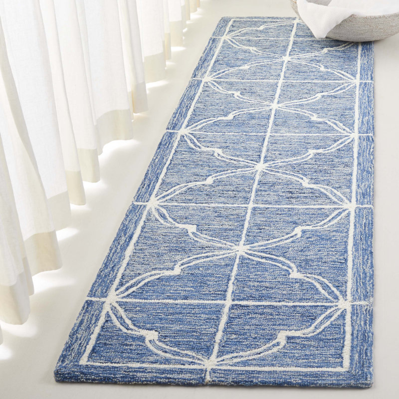 Tapis en laine, Tapis de couloir 2 pi 3 po x 8 pi