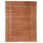 Hand Knotted Wool Area Rug in Wine