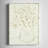 Embossed Metal Wall Art with Flowers in Vase