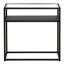 Glass Top Frame End Table