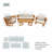 5 Piece Outdoor  Seating Group With Cushions