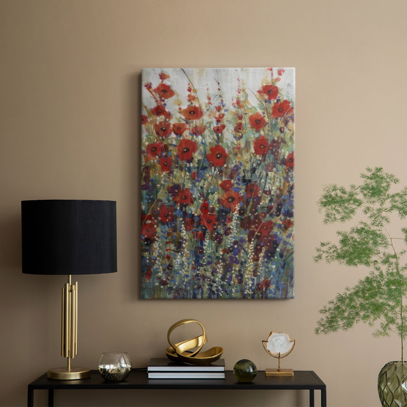Garden Poppies II - galerie sur mesure, H 18 po x l 12 po