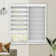 Cordless Blackout Zebra Roller Shades – Dual Layer - Light Filtering and Room Darkening Blinds