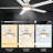 52" Smart Ceiling Fan with Light-88561898-133425195