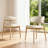 Solid Wood Dining Chair Set 2 Piece